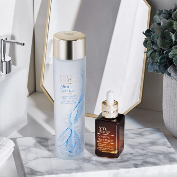 Estée Lauder Micro Essence Treatment Lotion with Bio-Ferment | Toner for Face | Skin Barrier 13.5 Fl Oz Repair