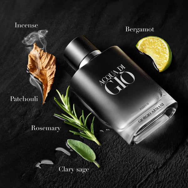 Armani Beauty Acqua di Giò Parfum - Earthy & Woody Mens Cologne  1 Fl Oz