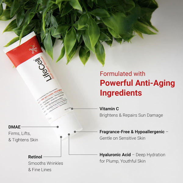 LifeCell Anti-Aging Cream for Wrinkles, Fine Lines & Dark Circles, 2.54oz My Store