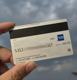 Tap to Pay Custom AMEX Platinum Metal Card - Custom Card. NFC Metal Card - Laser Engraved - Handmade Novelty Gift - Wallet Card
