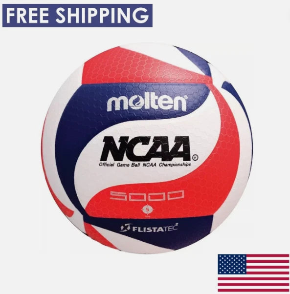 Molten V5M5000-3N Flistatec NCAA Volleyball - Blue FREE SHIPPING US